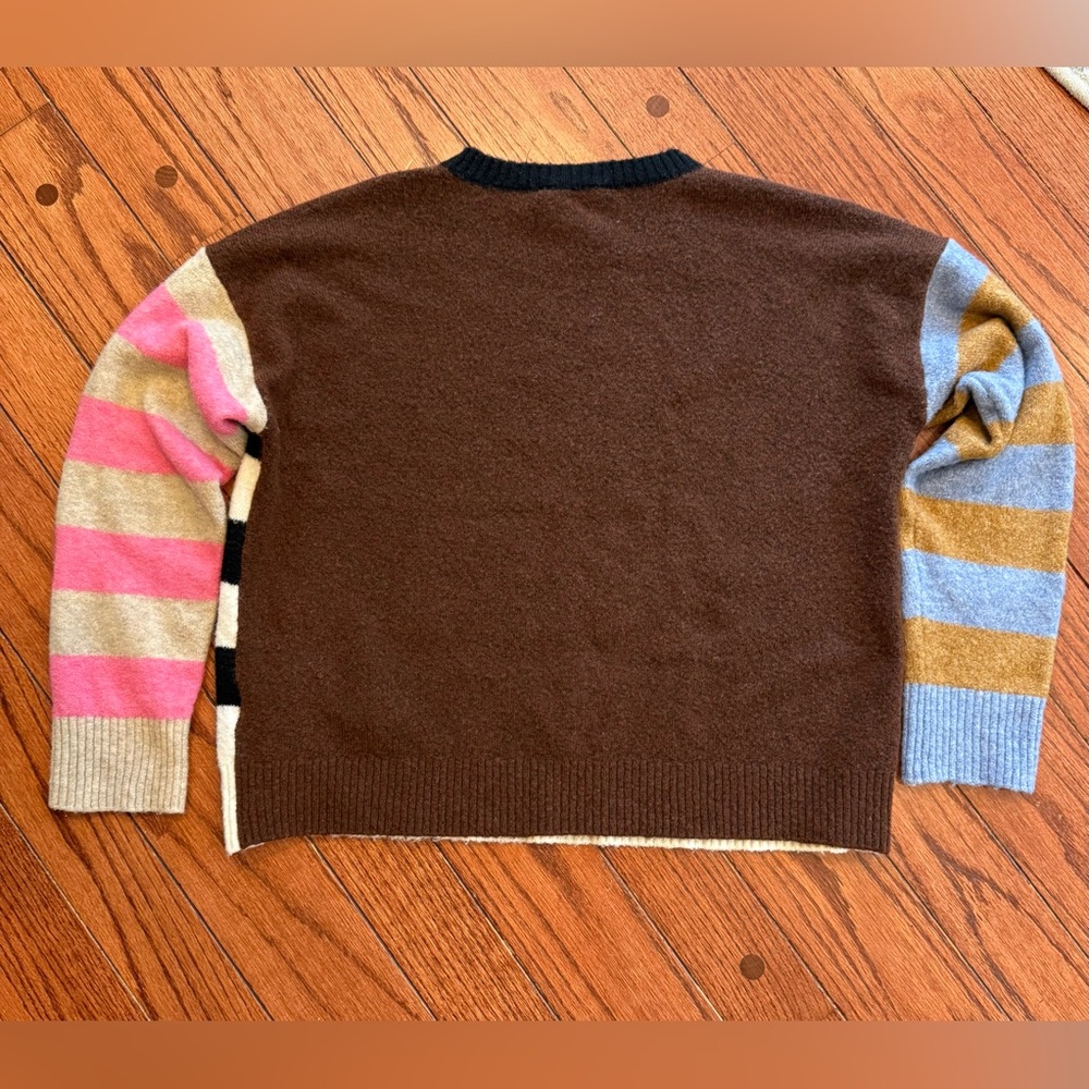 Anthropologie color block sweater- size small - Picture 4 of 11